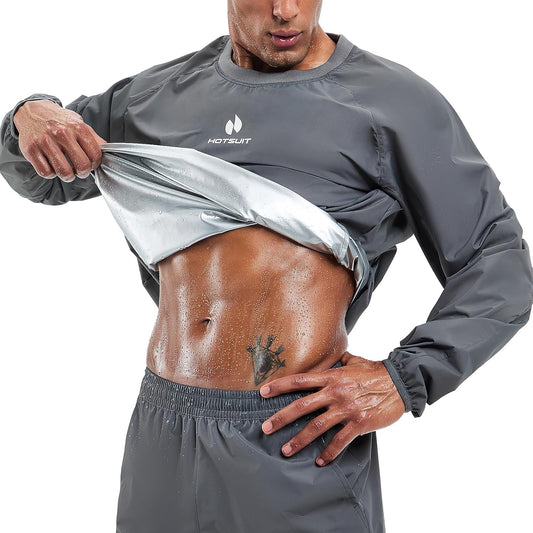 Men's Sauna Suit - Durable Exercise Jacket for Gym Workouts