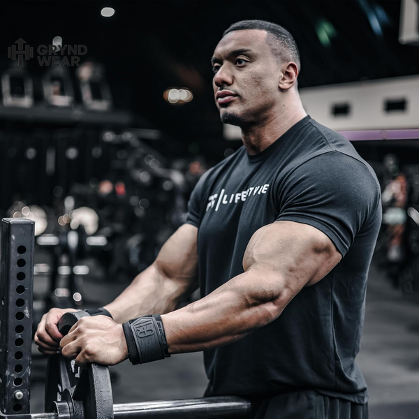 Heavy Duty Premium Wrist Wraps, More Elasticity, Reinforced Stitching, Extra Wide Strap, Strong Thumb Loop, Larry Wheels Weightlifting Wraps